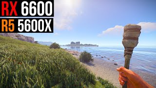 RX 6600  RUST  1080p Low Medium High and Max Settings [upl. by Acinet]