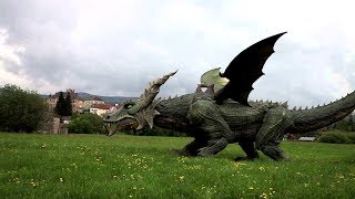 Worlds Largest Walking Robot Dragon  Tradinno [upl. by Farver666]