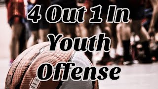 4 Out 1 In Pass amp Cut Youth Basketball Offense [upl. by Brander467]