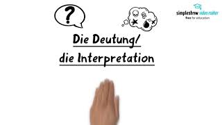 Deutsch  Einfach erklärt Die Gedichtinterpretation Abitur [upl. by Ayhay180]