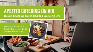 Live Kochkurs – apetito catering ON AIR [upl. by Gwenn]