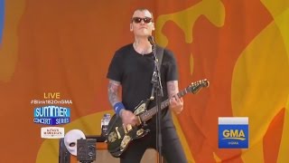 Blink 182  All the Small Things live 2016 Good Morning America [upl. by Llohcin]