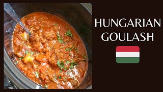 Slow Cooker Hungarian Goulash  Crock Pot Beef Goulash [upl. by Clark397]