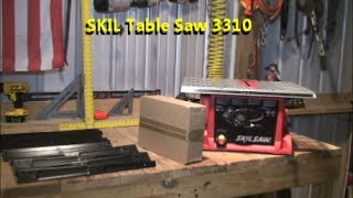 Table Saw Review Skil 3310 [upl. by Collayer]