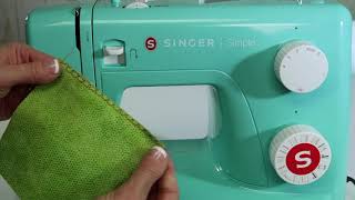 Singer Simple 3223 18 Overlock Stitches [upl. by Eural284]