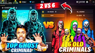 INDIAS TOP 1 CRIMINALS VS KAAL YT AND BISWAJIT BHAI 🥵  GHOST CRIMINAL GAMEPLAY 👿  FREE FIRE [upl. by Yesnil]