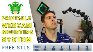 Printable webcam mounting system  Octolapse friendly setup [upl. by Elyad]