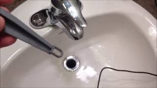 FAST Sink Drain Stopper Repair [upl. by Ylrebme]