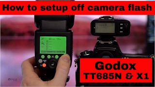 Godox Flash how to set up for off camera flash [upl. by Marcin]