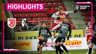 SSV Jahn Regensburg  SC Freiburg II  Highlights 3 Liga  MAGENTA SPORT [upl. by Nosmirc204]