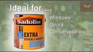 How to  Sadolin Extra Durable Wood Stain [upl. by Zennas]