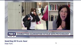 Hunter College Psychology Professor Sarit Golub on Fox 5s Good Day New York [upl. by Notlit228]