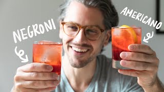 The Negroni and the Americano  easy cocktails with Campari [upl. by Norri]