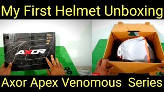 UNBOXING🔥 ll 👉Axor Apex Helmet Unboxing😳 ll Best👌 Helmet 🪖 Under 5000 rs ll [upl. by Suivatra]