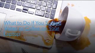 What to Do If You Spilled Water or Coffee on Your Laptop [upl. by Ednyl]