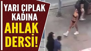 YARI ÇIPLAK KADINA AHLAK DERSİ [upl. by Ococ]