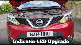 Upgrading Indicators to LED Bulbs  Nissan Qashqai J11 [upl. by Neirrad84]