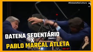 Como um sedentário ganha de alguém que treina Datena X Pablo Marçal [upl. by Noryv773]