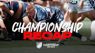 2024 Major League Rugby Championship  Extended Highlights  Major League Rugby [upl. by Eiram]