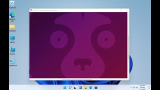 Remote Desktop Ubuntu 2110 from Windows 11 [upl. by Ainafets]