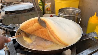 Indias Fluffiest Omelet Making  Super Fluffy Omelet  Indian Street Food [upl. by Bellaude499]