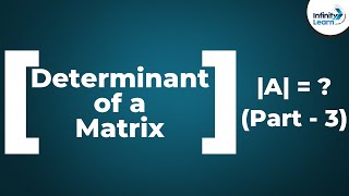 Matrices  Determinant of a Matrix Part 3  Dont Memorise [upl. by Chee644]