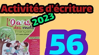 loasis des mots français 3ème année primaire page 49la comptine  où [upl. by Ahsina]