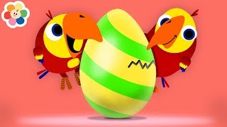 Nuevas Palabras con Larry Huevos Sorpresa  Videos Educativos de Vocabulario para Niños  BabyFirst [upl. by Itoyj653]