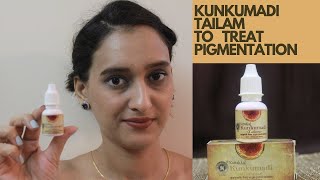 Kumkumadi face Oil to remove Face Pigmentation Acne Scars and Dark Circle [upl. by Cameron]