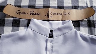 COMO modelar gola padre para jalecos e camisas [upl. by Margaretta]