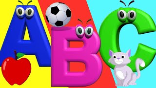 The Letter A Song  ABC Songs for Kids  Learn the alphabet [upl. by Fogel]