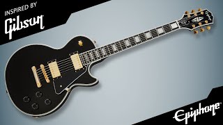 Epiphone Les Paul Custom Ebony sound amp review [upl. by Janerich]