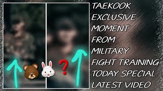 OMG😱💋Taekook Exclusive Moment From Military Fight Training TodayNewbtstaehyungjungkookbtsarmy [upl. by Seagraves]