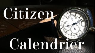 The Citizen Calendrier A Beautiful Ecodrive Multifunction now with Crevasse BU202002A [upl. by Regni]