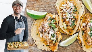 Delicious Chicken Tinga Taco Recipe [upl. by Eelram]