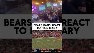 Chicago Bears fans HEARTBROKEN after Washington Hail Mary nfl [upl. by Niwrek]