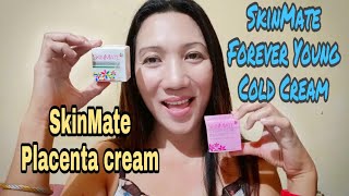 SkinMate Placenta Cream and SkinMate Cold Cream SPF 15  Criselle Morales [upl. by Anotyad]