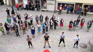 Flashmob Jugendblasorchester Bad Waldsee JBO Rock Mi [upl. by Suoicerp]