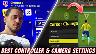 EFOOTBALL  BEST CONTROLLER amp CAMERA SETTINGS TO GIVE YOU AN ADVANTAGEMORE WINS TUTORIAL [upl. by Ahsemal409]