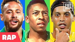 ♫ RAP DOS 10 MELHORES JOGADORES BRASILEIROS DA HISTÓRIA [upl. by Wildon]