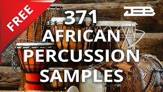 FREE DRUMKIT 🥁 African Percussion samples Ultimate 371 Afrobeat go to Percussion Samples [upl. by Neeroc]