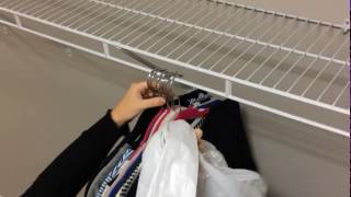 How to Use a Trash Bag to Move Hanging Clothes in Your Closet  Lennars How to U [upl. by Sidonie705]