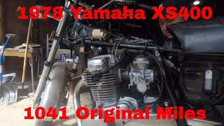 1978 Yamaha XS400 Runs Again [upl. by Annwahs]