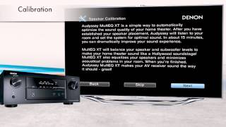 Introduction to the new Setup Assistant on the 2013 Denon AV Receivers [upl. by Mayyahk]