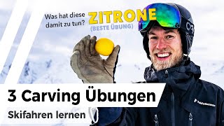 Top 3 Übungen für perfektes SkiCarving  Skifahren lernen [upl. by Ahsitruc737]