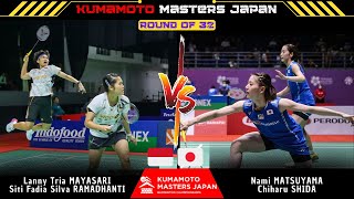 Mayasari  Ramadhanti vs Nami MATSUYAMAChiharu SHIDA  Kumamoto Masters Japan 2024 Badminton [upl. by Nivlam291]