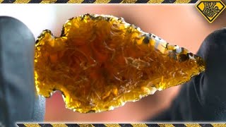 Making Arrowheads from Glass Bottles How To Make An Arrowhead Knapping Glass  DIY Glass Arrowhead [upl. by Einnig]