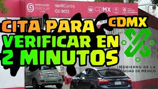 COMO SACAR CITA PARA VERIFICAR EN CDMX  FACIL Y RAPIDO [upl. by Arnon311]