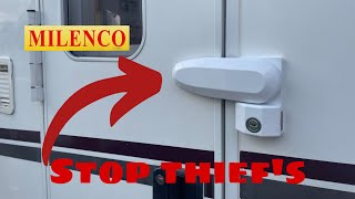 HOW TO Install a milenco security door lock to your motorhomecaravan [upl. by Lewison]