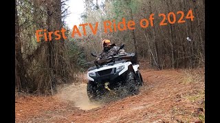 First ATV ride in 2024 [upl. by Rayshell]